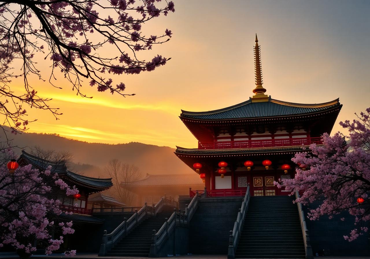 An Asian Temple Journey