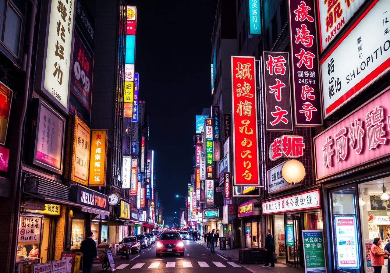 Neon Tokyo Nights